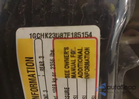 2007 Chevrolet Silverado 2500Hd Classic Ls z USA, uszkodzony, nr VIN 1GCHK23D87F185154